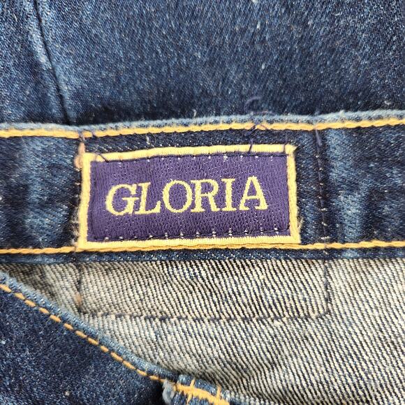 Vintage 80s Gloria Vanderbilt Dark Wash High Waisted Tapered Leg Mom Jeans 0 - Picture 6 of 10